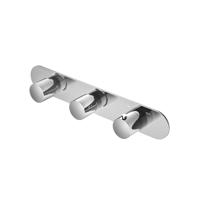 Douchethermostaat Hotbath Buddy Inbouw 2 Stopkranen Horizontaal Chroom - thumbnail