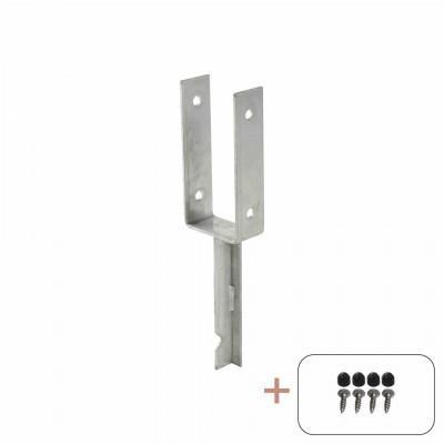 U-Paalhouder Beton 9 x 9 CM