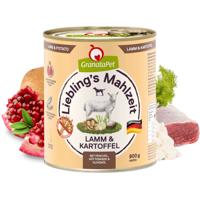 GRANATAPET Liebling's Mahlzeit Lamb and potato - natvoer voor honden - 800g - thumbnail