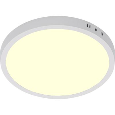 LED Paneel Ø30cm Warm Wit 3000K - 24W Rond Opbouw Flikkervrij