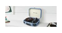 Muse MT-201 BTB Retro platenspeler met Bluetooth, ingebouwde stereoluidsprekers en USB (RCA-uitgang, AUX-ingang, hoofdtelefoonaansluiting), blauw - thumbnail