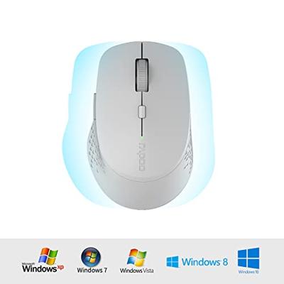 Rapoo M300 Silent Multi-mode Draadloze Muis Muis Grijs - thumbnail