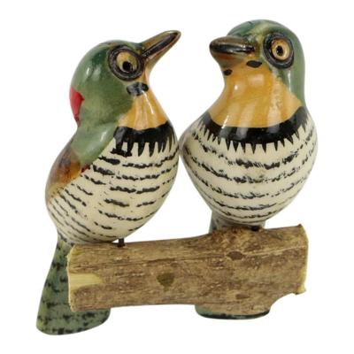 Metalen Paartje Spechten Metalen Paartje Spechten