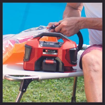 Einhell Power X-Change PRESSITO 18/21 Compressor 10 bar Digitaal display