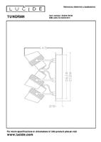 Lucide TUNDRAN - Plafondspot - Ø 21 cm - 3xGU10 - Zwart - thumbnail