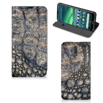 Nokia 2.3 | Hoesje maken | Krokodillenprint Nokia 2.3 | Hoesje maken | Krokodillenprint