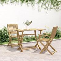 Tuintafel inklapbaar 110x55x75 cm massief acaciahout - thumbnail