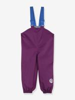 Regenbroek voor kinderen met bretels PULLEA FINKID paars - thumbnail