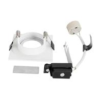 QAZQA Set van 12 inbouwspots wit vierkant GU10 50mm IP44 - Xena - thumbnail