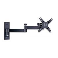 Techly ICA-LCD-104BK wandhouder voor LCD 33,02 cm (13 inch) - 76,2 cm (30 inch) kantelbaar 3 scharnieren, lang zwart - thumbnail