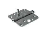 Dulimex Kogellagerscharnier ronde hoeken SKG**® 89x89 mm verzinkt - thumbnail