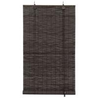 Fenstr Rolgordijn bamboe antraciet - 90x180 cm - Leen Bakker - thumbnail