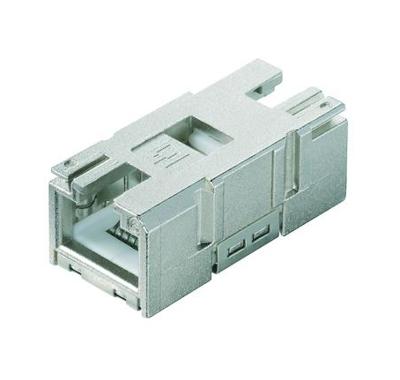 Telegärtner 100007533 STX V1 RJ45-koppelingselement Cat.6 100007533 Koppeling, recht Aantal polen: 8P8C Meerdere kleuren 1 stuk(s)