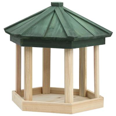 VidaXL Vogelvoeder achthoekig 33x30 cm massief vurenhout VidaXL Vogelvoeder achthoekig 33x30 cm massief vurenhout