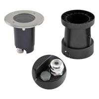 EVN EVN Lichttechnik 679235EV Vloerinbouwlamp GU10 Hoogvoltage halogeenlamp RVS - thumbnail