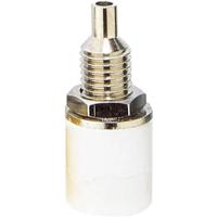 TRU COMPONENTS Laboratoriumbus Bus, inbouw verticaal Stift-Ø: 4 mm Wit 1 stuk(s) - thumbnail