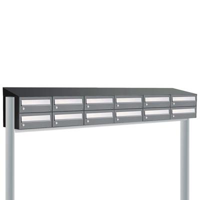 Allux Hive Set 6-Breed, 2-Hoog Met Dak Op Statief Antraciet - 40030065_6x2ds