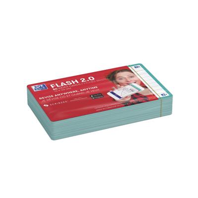 Flashcard Oxford 2.0 75x125mm 80 vel 250gr lijn mint Flashcard Oxford 2.0 75x125mm 80 vel 250gr lijn mint