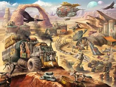 Ravensburger Welcome to the Wasteland 1500 stukjes