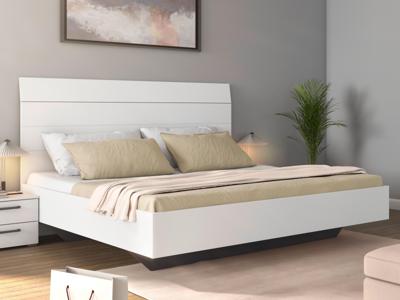 Tweepersoonsbed FLORILLA 180x200 cm wit Tweepersoonsbed FLORILLA 180x200 cm wit