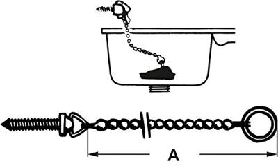 Cornat Kogelketting 500Mm + Houtschroef Ch - TEC358599
