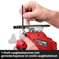 Einhell TC-JS 18/70 Li (1x2,5Ah) Power X-Change 4321280 Accu-decoupeerzaag 18 V 2.5 Ah Aantal meegeleverde accus: 1 - thumbnail