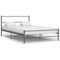 Bedframe metaal grijs 160x200 cm - thumbnail