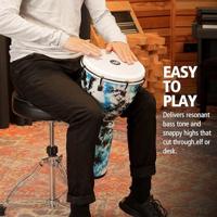 Meinl ADJ10-GB Alpine Series Galactic Blue Tie Dye djembe 10 inch - thumbnail