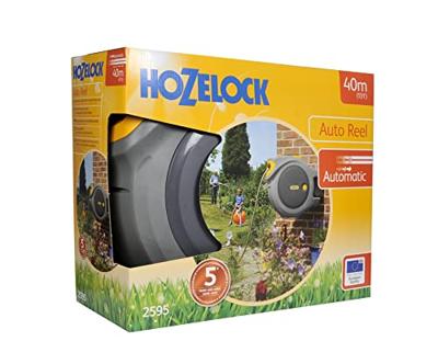 Hozelock Muurhaspel inclusief 40 meter Ø 12,5 mm slang, startset koppelingen & tuinspuit 2595R0000 - thumbnail