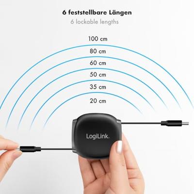LogiLink CU0500 USB-C-kabel USB 2.0 USB-C stekker 1.00 m Zwart Stekker past op beide manieren, Om te ontdraaien LogiLink CU0500 USB-C-kabel USB 2.0 USB-C stekker 1.00 m Zwart Stekker past op beide manieren, Om te ontdraaien