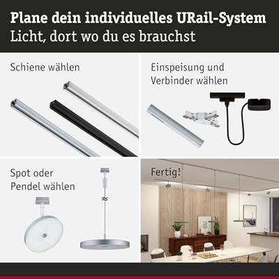 Paulmann Hildor LED-railspot URail 15 W LED Chroom (mat)