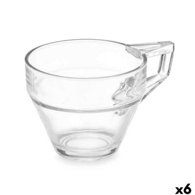 Theeglas en koffieglas Vivalto Transparant Glas 199 ml (6 Stuks)