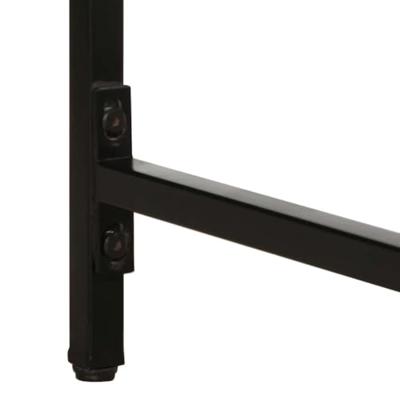 Eettafel 160x80x75 cm massief hout ruw mangohout