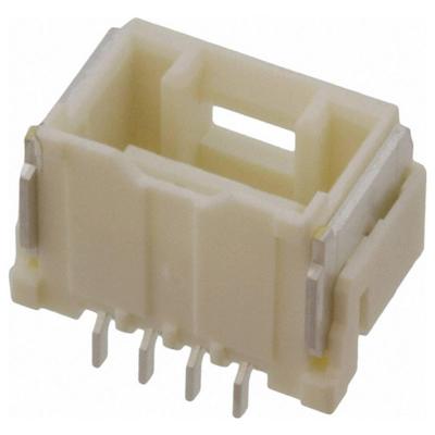 Molex 5025850470 Male header, inbouw (standaard) Totaal aantal polen: 4 Rastermaat: 1.50 mm Inhoud: 1 stuk(s) Tape on Full reel