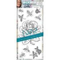 COOSA Crafts • clear stamps #22 postal flowers 4 - thumbnail