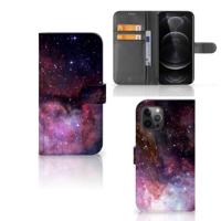 Book Case voor Apple iPhone 12 Pro Max Galaxy - thumbnail