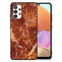 Samsung Galaxy A32 4G | A32 5G Enterprise Editie Marmeren Print Telefoonhoesje Marmer Bruin - thumbnail