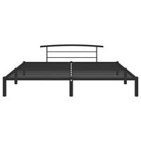 Bedframe metaal zwart 180x200 cm - thumbnail