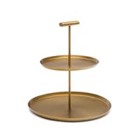 Kave Home Etagère 'Aruc' Verguld staal - thumbnail