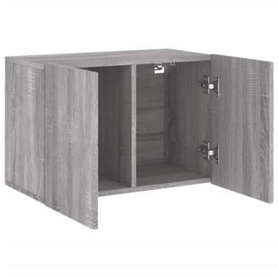 Tv-meubel wandgemonteerd 60x30x41 cm grijs sonoma eikenkleurig