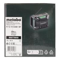 Metabo R 12-18 DAB+ BT Bouwradio VHF (FM), DAB+ - thumbnail
