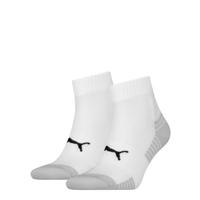 Puma Sport Cushioned Quartersokken Light 2-pack Wit-39/42 - thumbnail