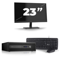 HP ProDesk 600 G2 SFF - Intel Core i7-6e Generatie - 16GB RAM - 256GB SSD - Windows 11 + 1x 23 inch Monitor - thumbnail