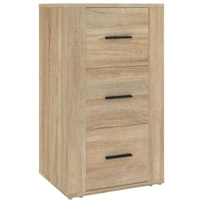 Dressoir 40x33x70 cm bewerkt hout sonoma eikenkleurig