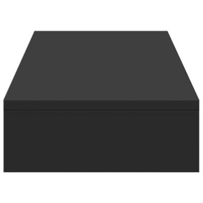 VidaXL Monitorstandaard 100x27x10 cm bewerkt hout zwart