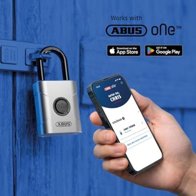 ABUS ABEO10010 Hangslot Bluetooth Zilver