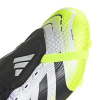 adidas Predator League FT Gras / Kunstgras Voetbalschoenen (MG) Wit Zwart Neongeel - thumbnail