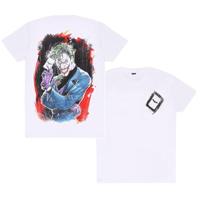 T-Shirt met Korte Mouwen DC Comics Batman Card Wit Unisex - Maat: S - thumbnail