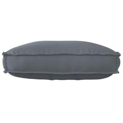 VidaXL Kussen antraciet 70 x 40 x 12 cm oxford stof VidaXL Kussen antraciet 70 x 40 x 12 cm oxford stof