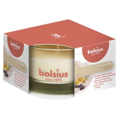 Bolsius True Scents geurglas 80/50 vanille (1 st)